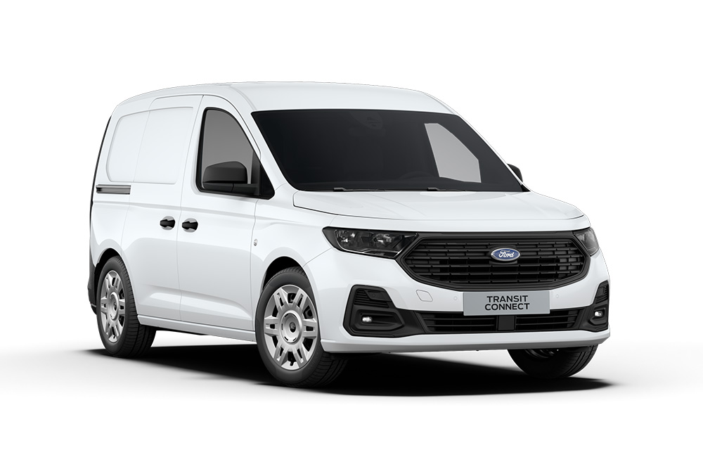 Biały van Ford Transit Connect w wersji Limited