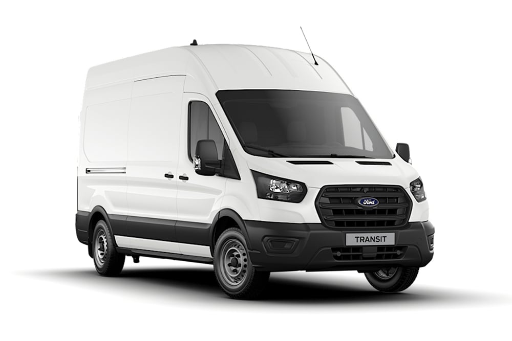 Biały Ford Transit Van